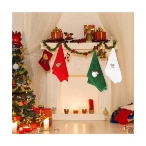 Christmas Hand Towels 3 Packs Decorative Dish Towels Set_6