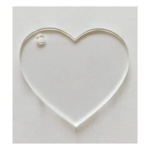 10 unidades en blanco transparente acrílico forma de_7