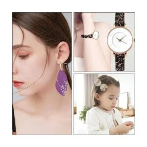 Picheng Juego de 16 hojas de cuero sintético sintético_7