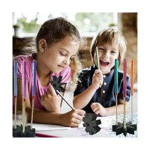 WOOPSOO Accesorio de girador de bolígrafo con purpurina_5