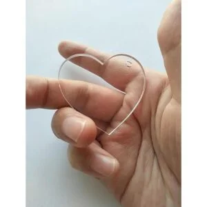 10 unidades en blanco transparente acrílico forma de_3