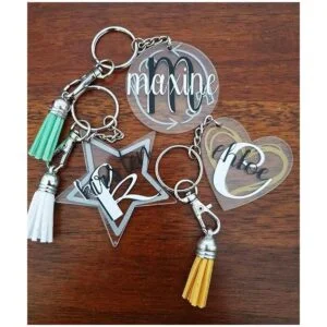 10 unidades en blanco transparente acrílico forma de_6