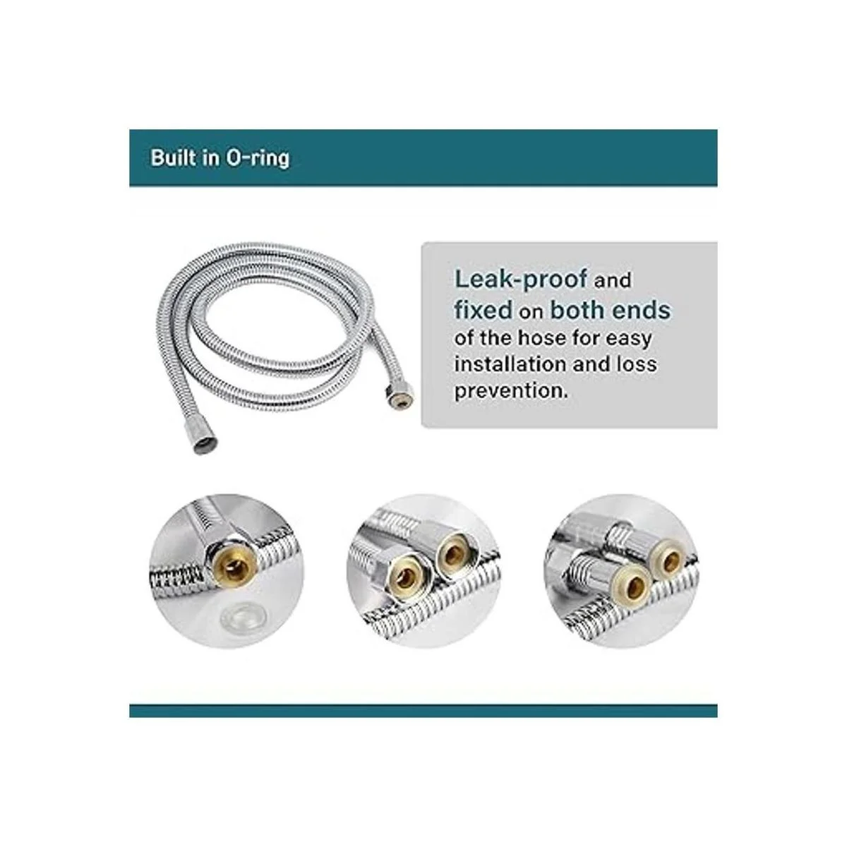 Showertopia Conjunto de brazo de ducha de mano manguera_4