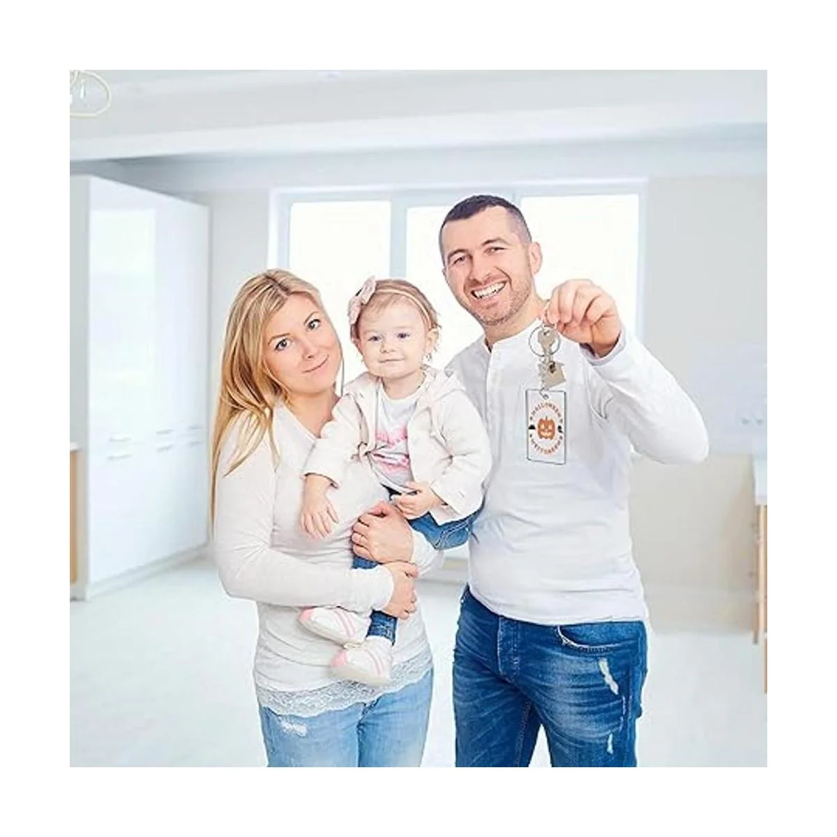 ArtCute 90 llaveros de acrílico transparente rectangulares_6