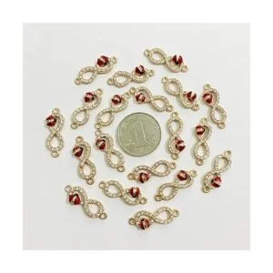 SiegYma 30 piezas de metal a la moda con 8 personajes de_4