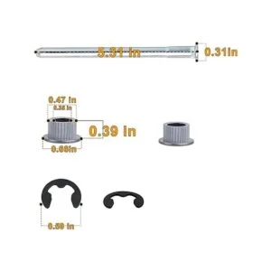 NDRUSH Kit de reparación de bujes para bisagra de puerta_3