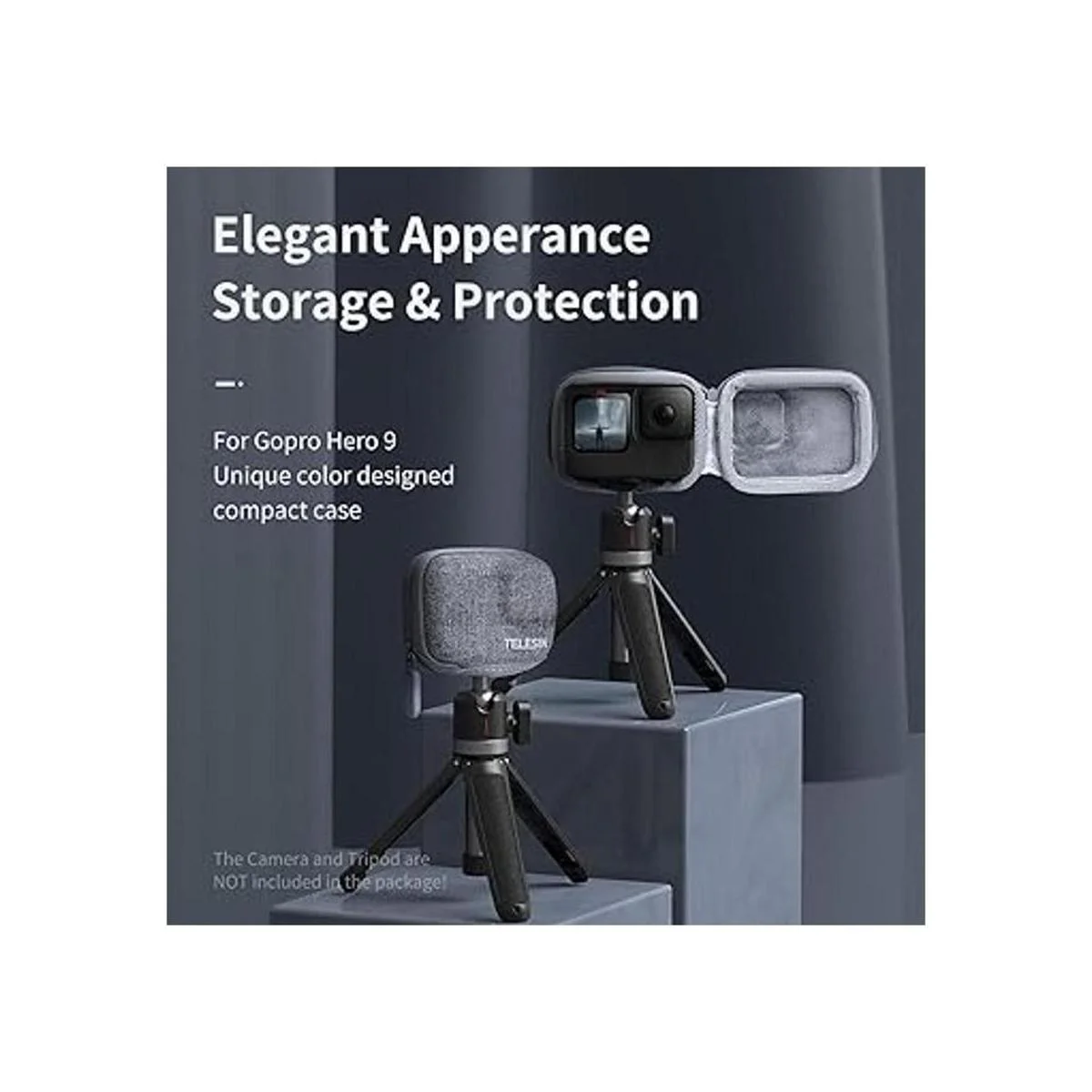 TELESIN Funda de transporte pequeña para GoPro Hero 11_2