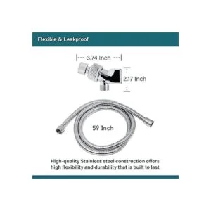 Showertopia Conjunto de brazo de ducha de mano manguera_3