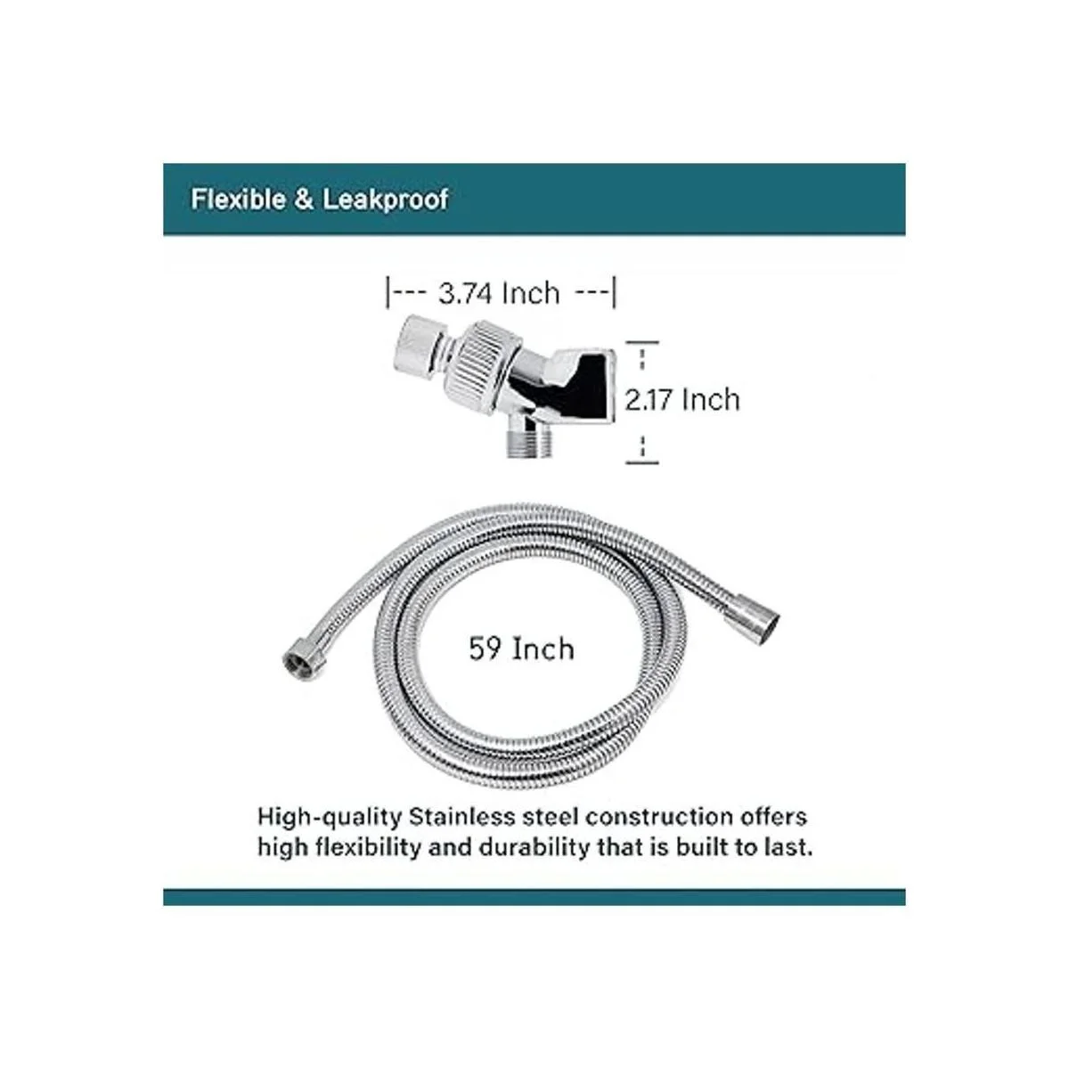 Showertopia Conjunto de brazo de ducha de mano manguera_3