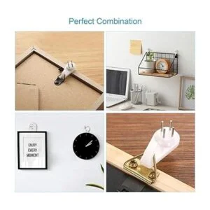 Kit para colgar imágenes 62 ganchos de pared dura para_2