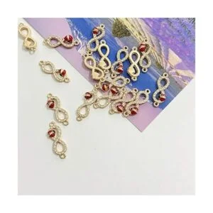 SiegYma 30 piezas de metal a la moda con 8 personajes de_6