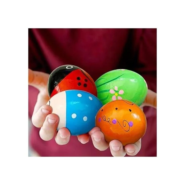 8 piezas de Pascua huevos de madera cocteleros_7