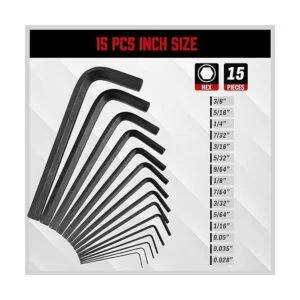 SEDY Juego de llaves hexagonales juego de llaves Allen de_4