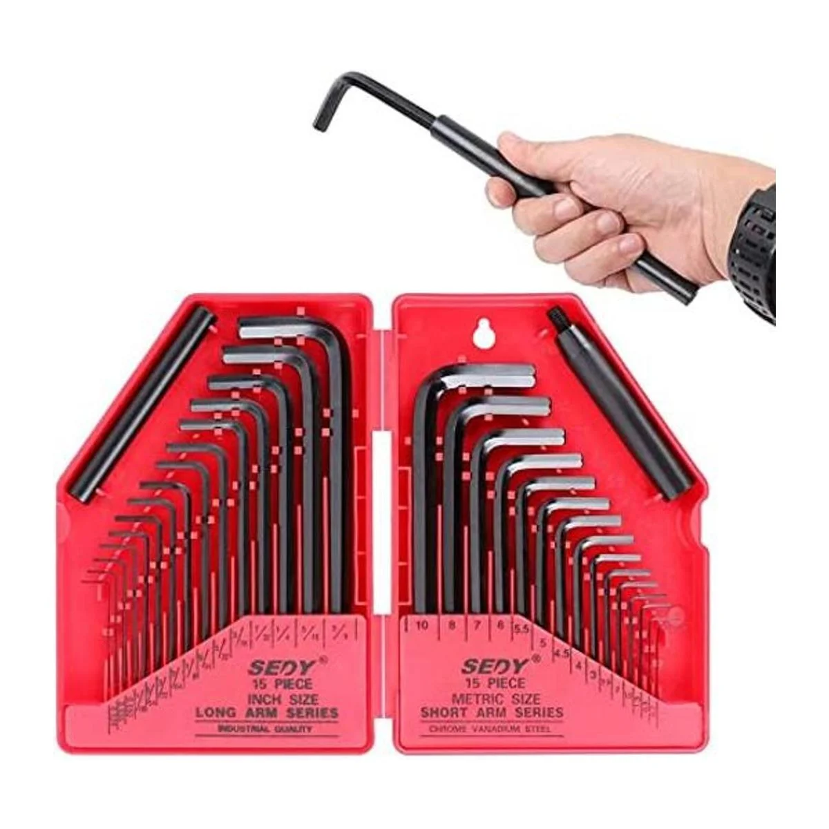 SEDY Juego de llaves hexagonales juego de llaves Allen de_1