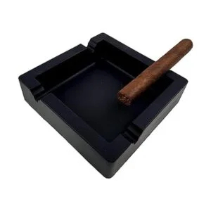 BSANG Cenicero de silicona negro grande de 6 pulgadas_3