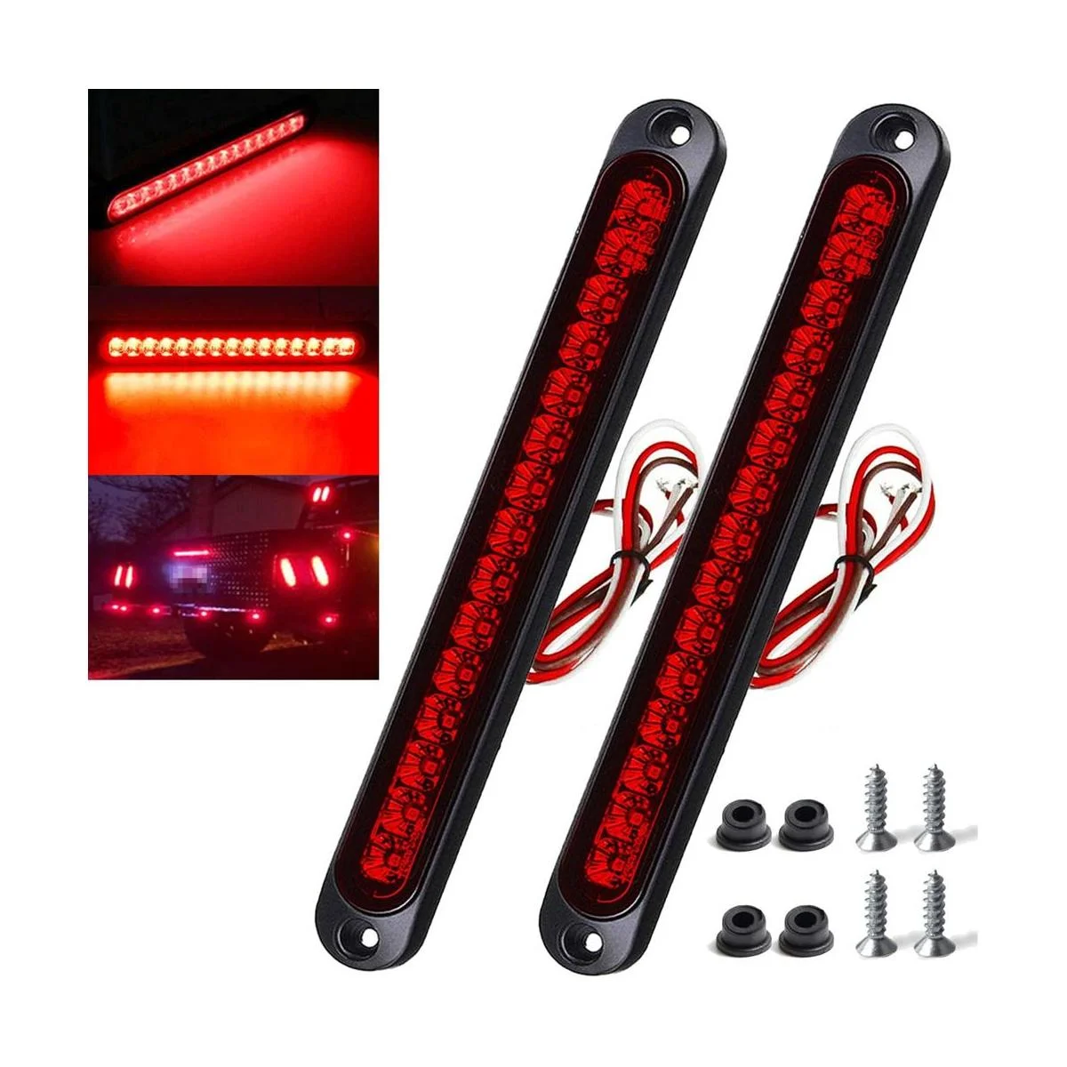 Paquete de 2 luces LED de identificación de remolque de 10_1