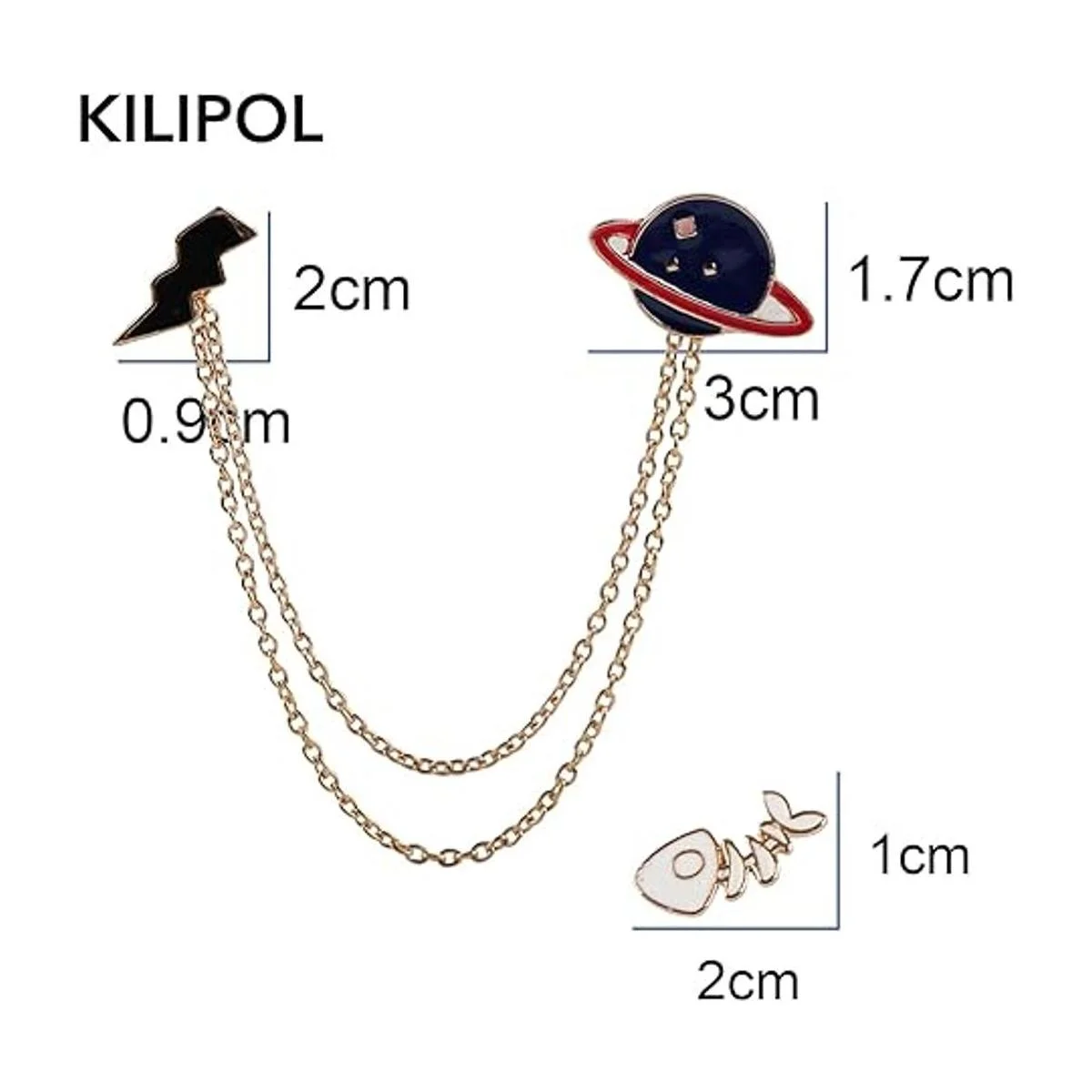 Juego de 20 broches de esmalte mixto a granel Decoración_5