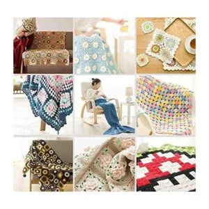 4Rolls suave mezcla de algodón suave y cómodo hilo de_6