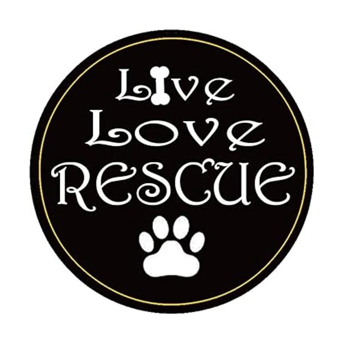 Live Love Rescue Animal Adoption Stickers Pegatinas de 2_3