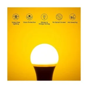 Bombillas amarillas equivalentes a 60 W bombilla LED A19_6