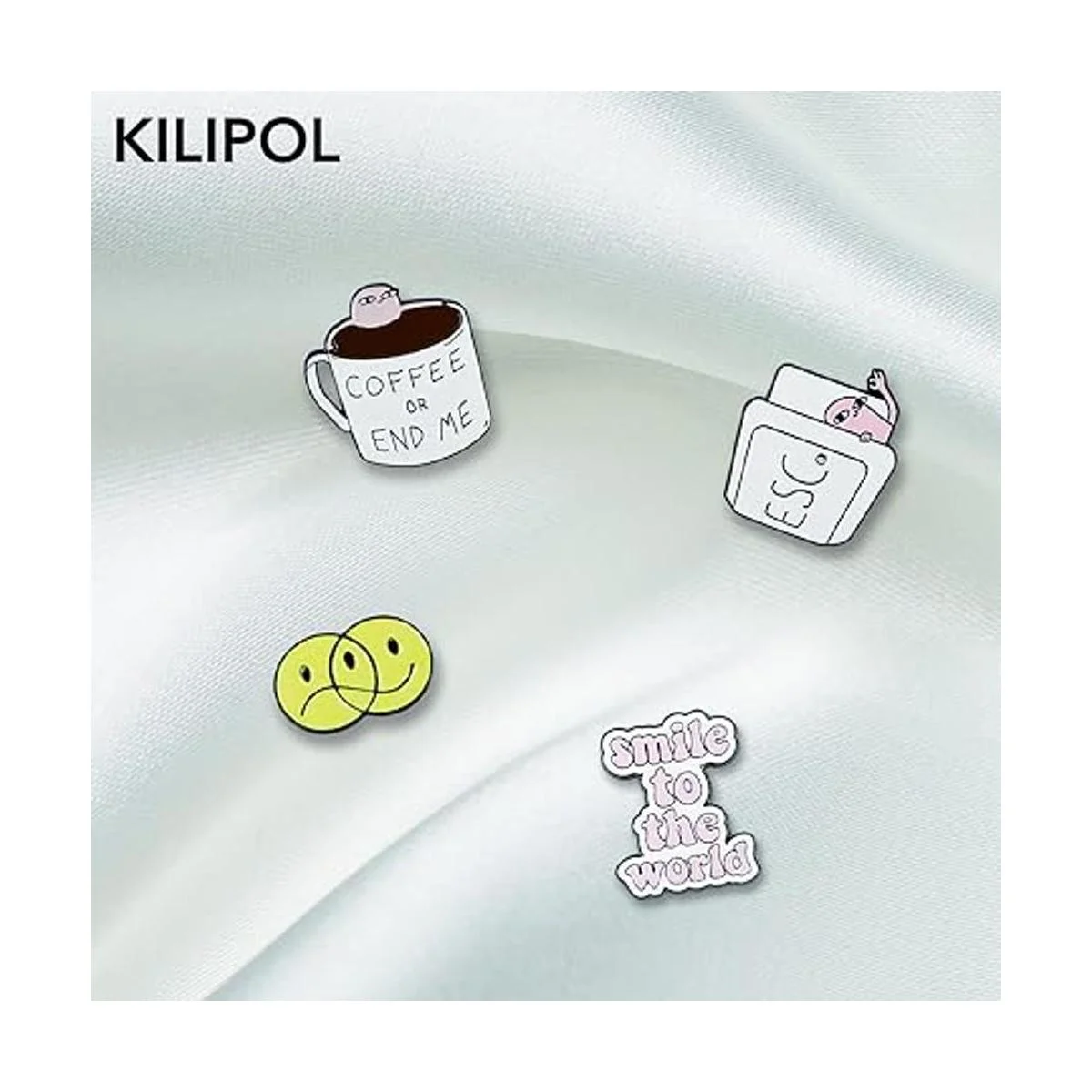 Juego de 20 broches de esmalte mixto a granel Decoración_3