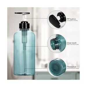 Yebeauty Botella de bomba vacía paquete de 2 botellas de_3