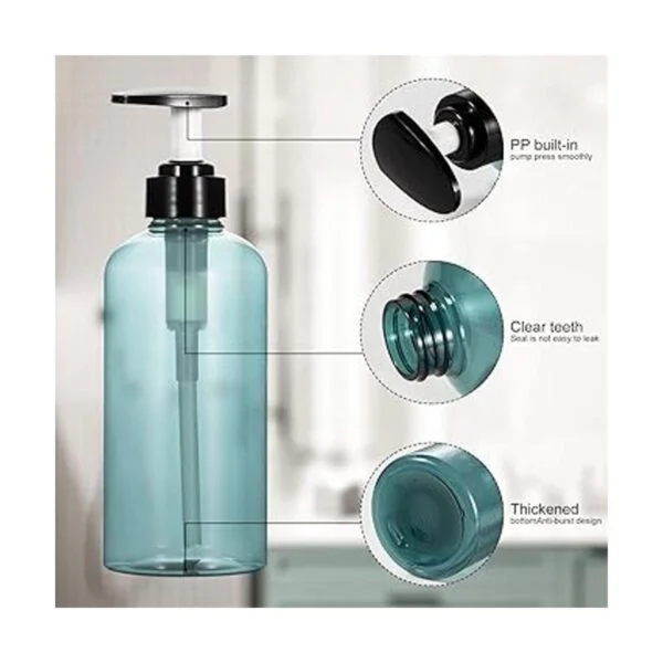Yebeauty Botella de bomba vacía paquete de 2 botellas de_3