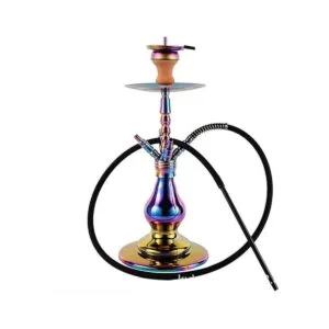 Manguera de silicona de cachimba con mango de aluminio_3