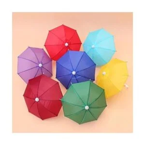 NUOBESTY Sombrillas de papel para muñecas mini paraguas_4
