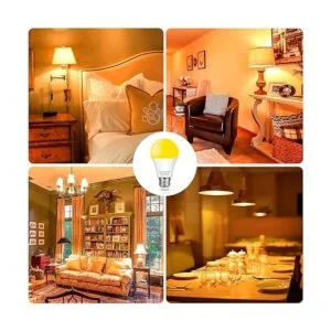 Bombillas amarillas equivalentes a 60 W bombilla LED A19_5