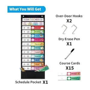 Tabla de bolsillo para horarios diarios. Tabla de bolsillo_2