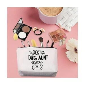 TSOTMO Bolsa de maquillaje para perro y tía regalo para_5