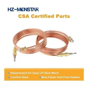 2 termopares de calentador de gas 39.5 pulgadas M8x1_3