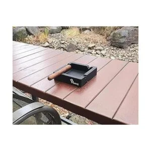 BSANG Cenicero de silicona negro grande de 6 pulgadas_6