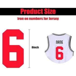 QIUKUI Juego de 2 números de vinilo de 5.0 in para_3