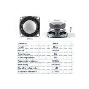 ALAMSCN 2 altavoces estéreo de audio de gama completa de 2_3