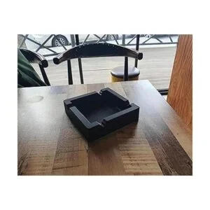 BSANG Cenicero de silicona negro grande de 6 pulgadas_7