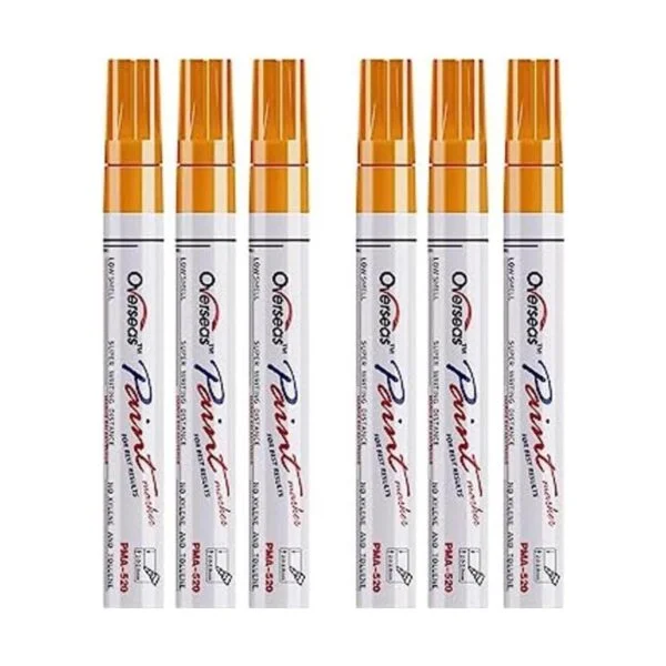 Rotuladores de pintura naranja Paquete de 6 rotuladores_1