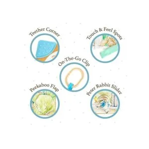 KIDS PREFERRED Peter Rabbit Libro suave con mordedor y_3