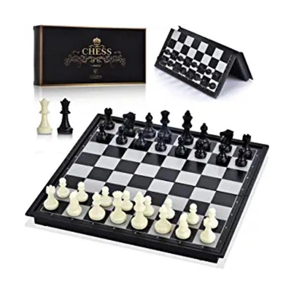 ColorGo Juego de ajedrez con tablero magnético plegable_1