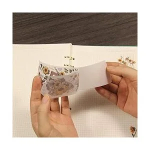 Juego de 2 rollos de cinta adhesiva decorativa de girasol_5