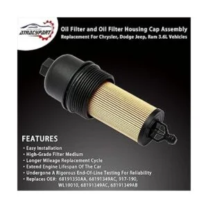 Filtro de aceite y tapa de filtro de aceite Repuesto_2