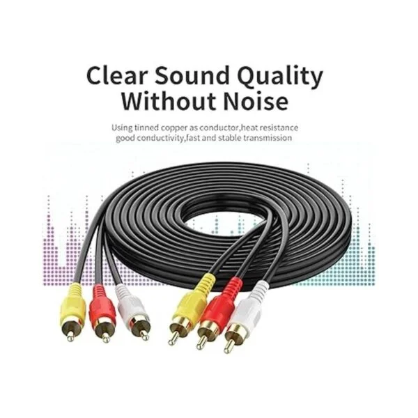 Abireiv Cable RCA de audio y video cable AV compuesto de_6