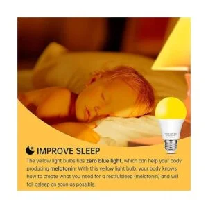 Bombillas amarillas equivalentes a 60 W bombilla LED A19_3