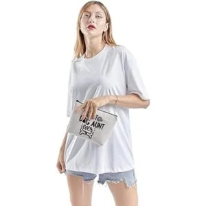 TSOTMO Bolsa de maquillaje para perro y tía regalo para_4