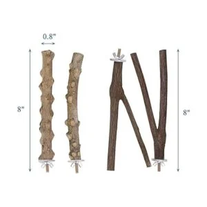 Mogoko 4 piezas de percas para pájaros soporte para_3