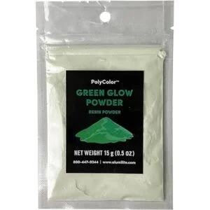 Polvo metálico Green Glow policolor Polvo de mica que_2