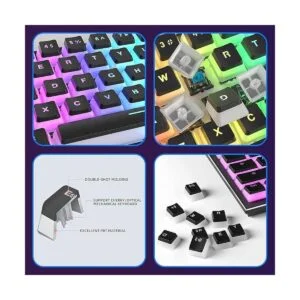 Manbasnake Pudding Keycaps Juego de teclas PBT con capa_6