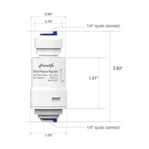 Frizzlife Válvula de protección de filtro de agua para_3