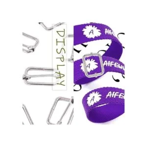 Swpeet 60 anillos de metal plateado de 54 pulgadas a_6